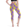 Rapunzel Custom Women's High Waisted Capri Yoga leggings