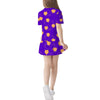 Wish Star Girl's Dress Short Sleeve Round Neck Dress