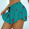 Pocahontas Running Mini Skort Elastic Waist SkirtSports Skirt - Hand Drawn Artwork