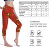 Pooh Hunny Women's High Waisted Capri Yoga leggings