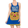Anna Running Dress Frozen Womens Tank Dress Mini Sleeveless Dress