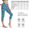 Aladdin Jasmine Women's High Waisted Capri Yoga leggings