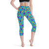 Aladdin Jasmine Women's High Waisted Capri Yoga leggings