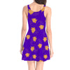 Asha Wish Star Short Running Dress with Hand Drawn Artwork Women's Tank Dress Mini Sleeveless Dress