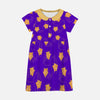 Wish Star Girl Dresses Short Sleeve Lapel Dress Summer Dresses