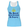 Elsa Running Women's Racerback Tank Top - Sweat Never Bothered Me Anyway