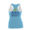 Elsa Running Women's Racerback Tank Top - Sweat Never Bothered Me Anyway