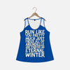 Anna Running Tank Arendelle Women's Tank Tunic Sleeveless Long Tank Top
