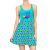 Aladdin Inspired Women's Fashion Tank Dress Mini Sleeveless Dress