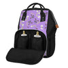 Figment Epcot Parkhopping Bag - Best Park Bag - Comfortable XL Bookbag -Mommy Bag w Waterproof Pouch - Disneybounding Diaper Bag
