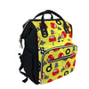 Lightning Cars Parkhopping Bag - Best Park Bag - Comfortable XL Bookbag -Mommy Bag w Waterproof Pouch - Disneybounding Diaper Bag