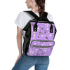 Figment Epcot Parkhopping Bag - Best Park Bag - Comfortable XL Bookbag -Mommy Bag w Waterproof Pouch - Disneybounding Diaper Bag